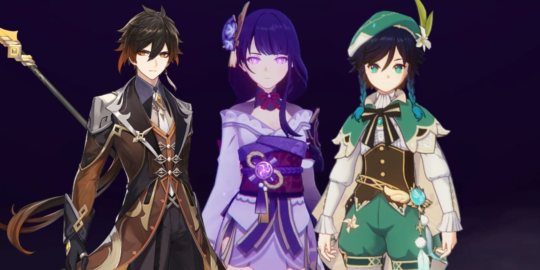 The three Genshin Impact Archons