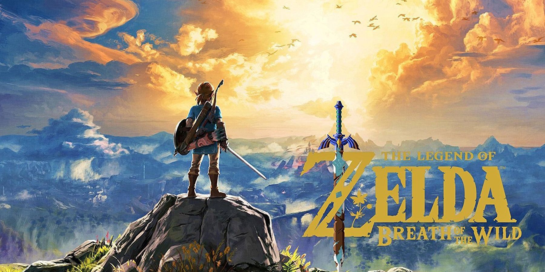 Титульный рисунок для The Legend of Zelda: Breath of the Wild.