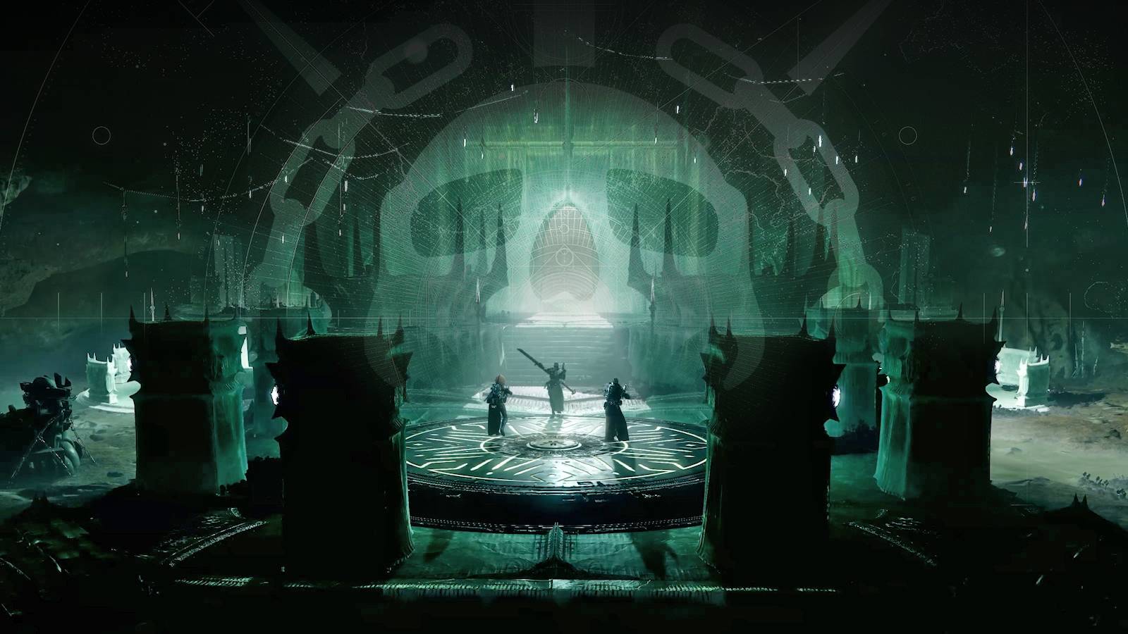 Guardian's in Savathun's throne world in Destiny 2.