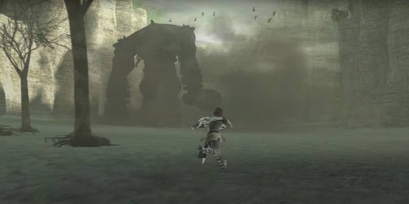 Approaching the first colossus