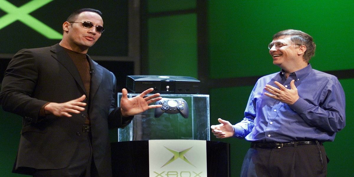 The Rock and Bill Gates talking about Xbox
