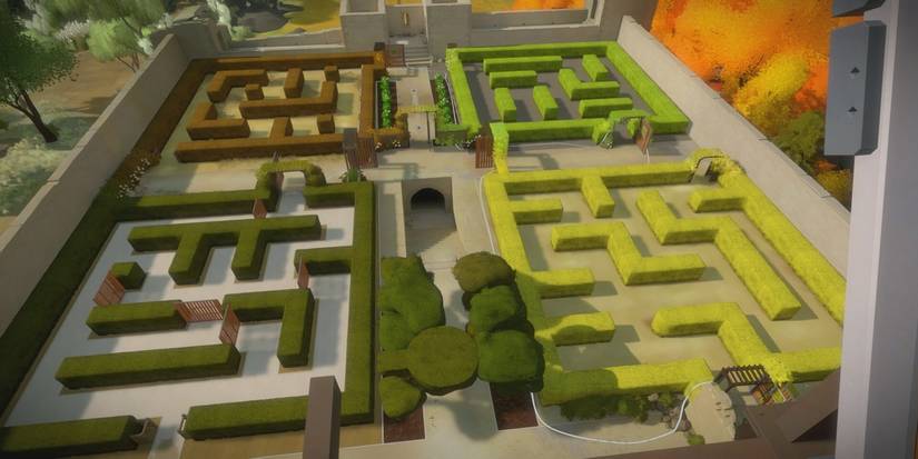 Castle hedge puzzles