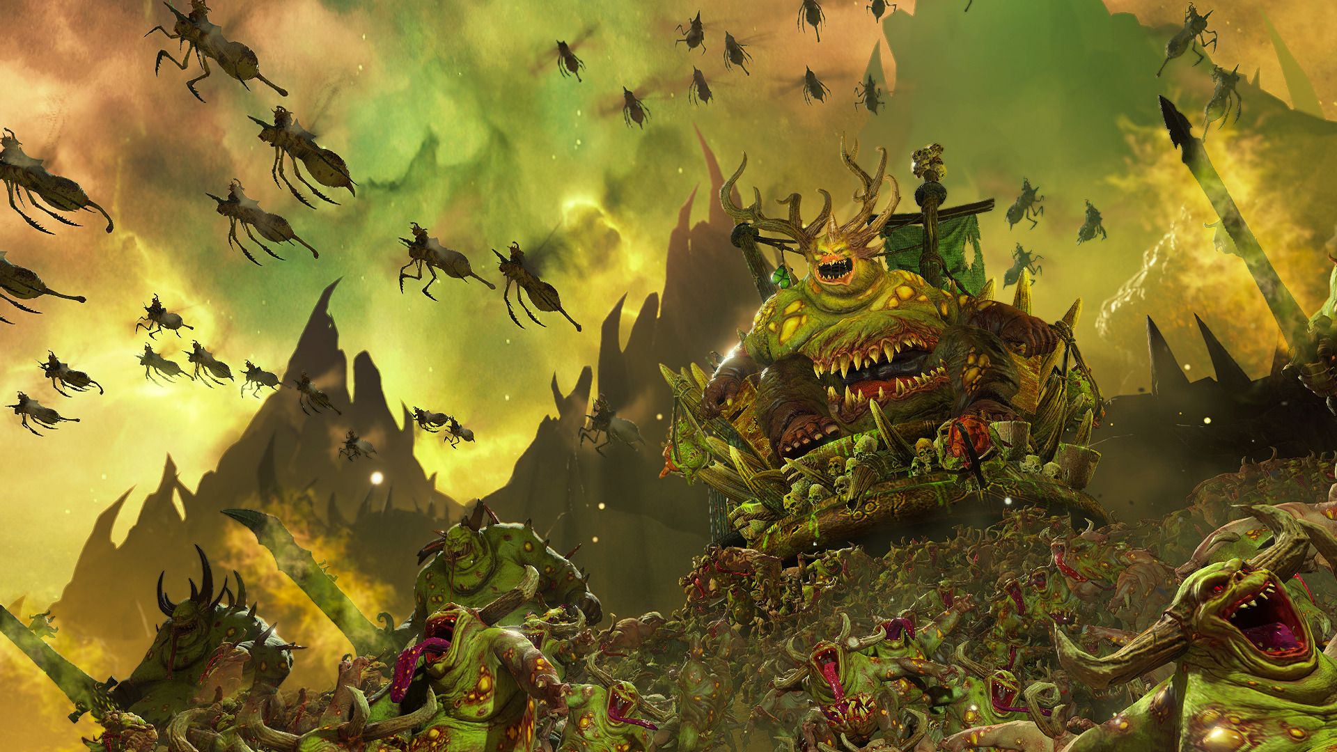 Total War: Warhammer 3 Ku'gath Plaguefather, Legendary Lord of Nurgle