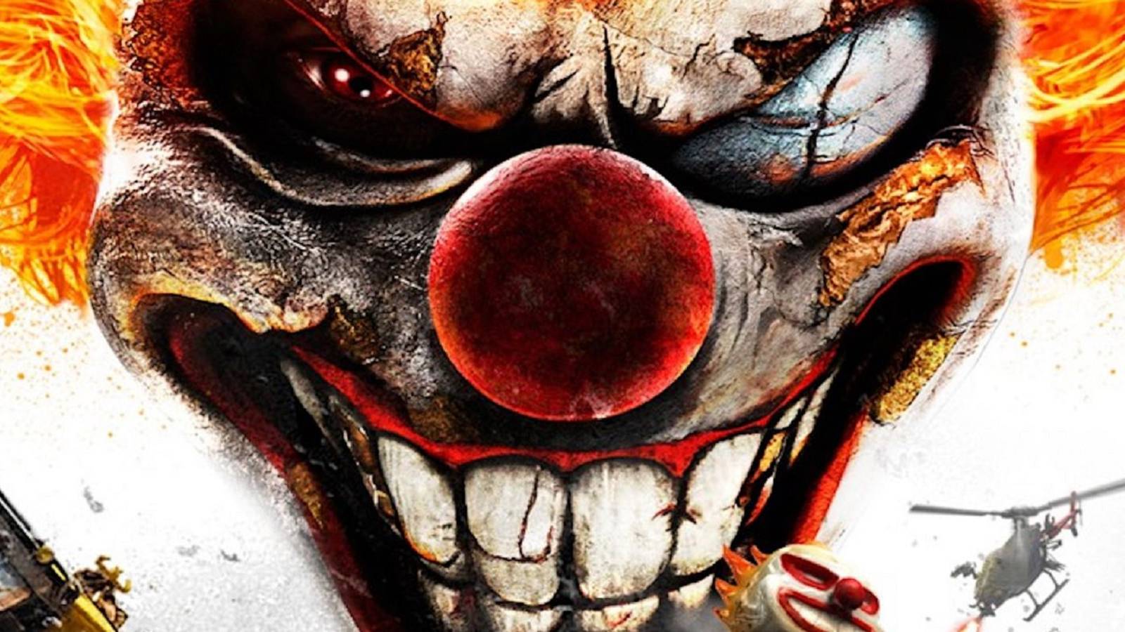 twisted metal sweet tooth smiling