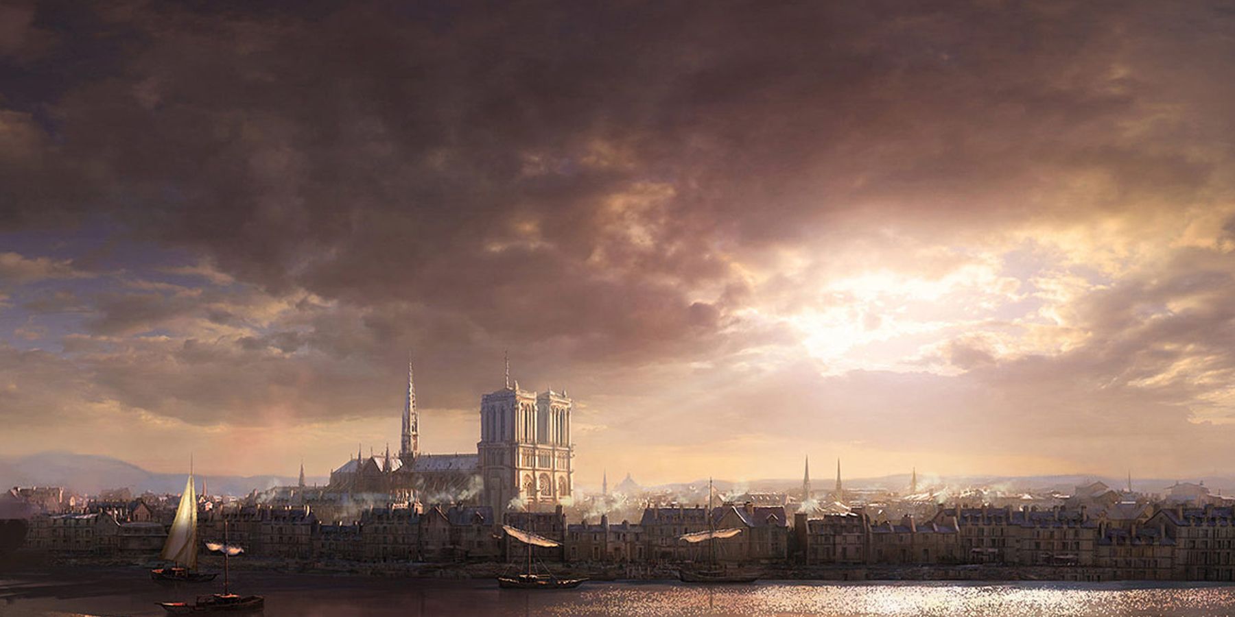Notre Dame from art for Assassin's Creed Unity.