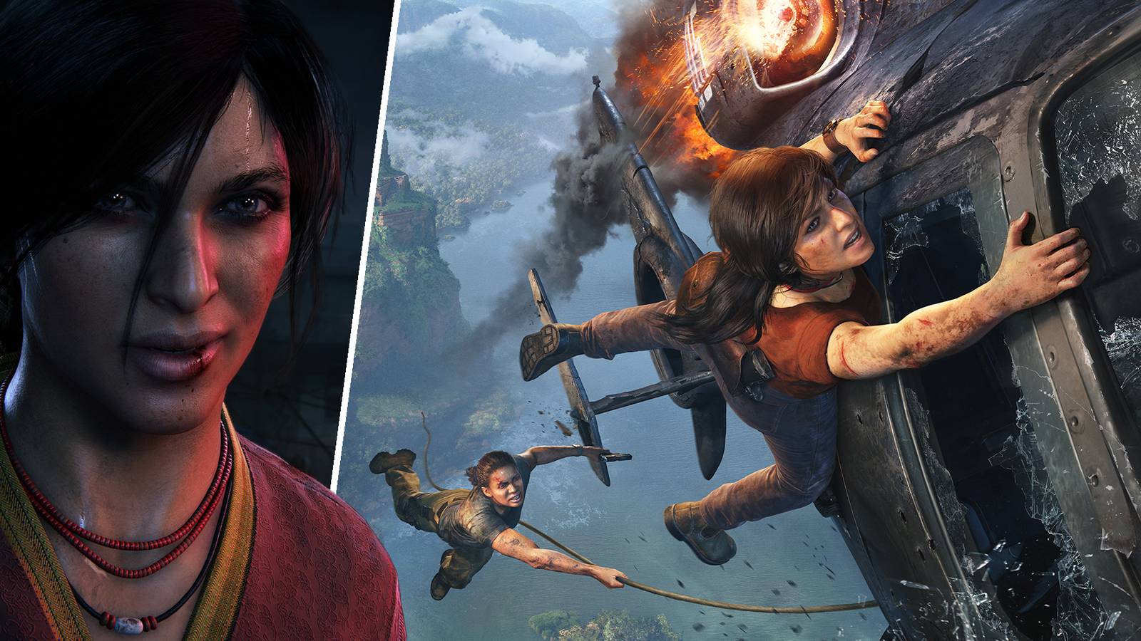 Multiple Uncharted characters during an action moment