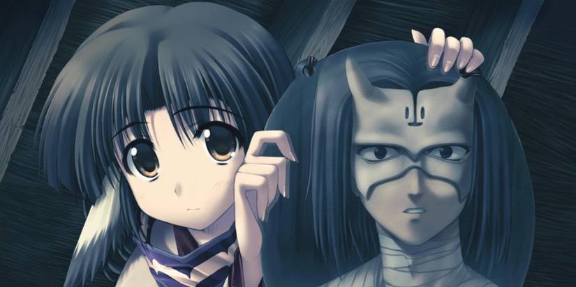 utawarerumono prelude of the fallen hakuowlo eruruu mask mirror scene