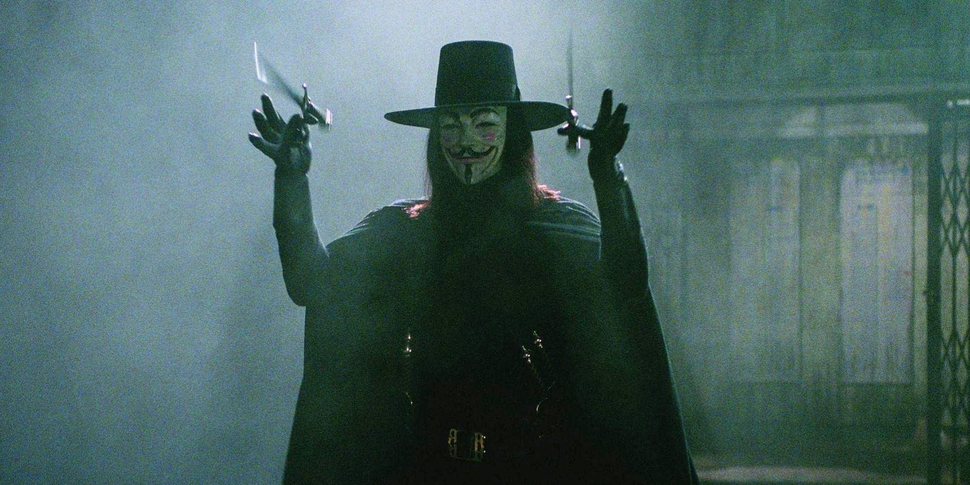 Official image of the movie V for Vendetta (2005).