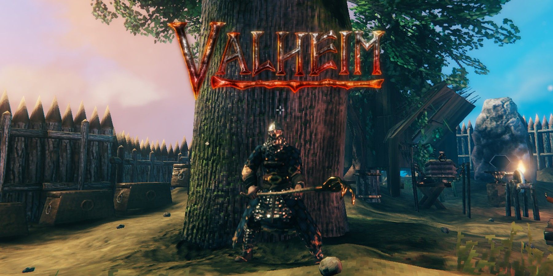 valheim logo and cultivator