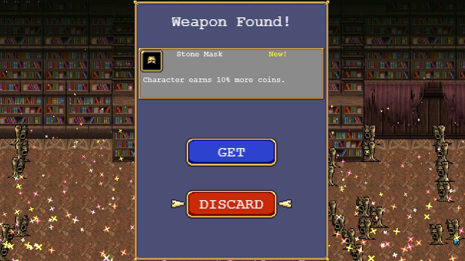 vampire survivors stone mask location