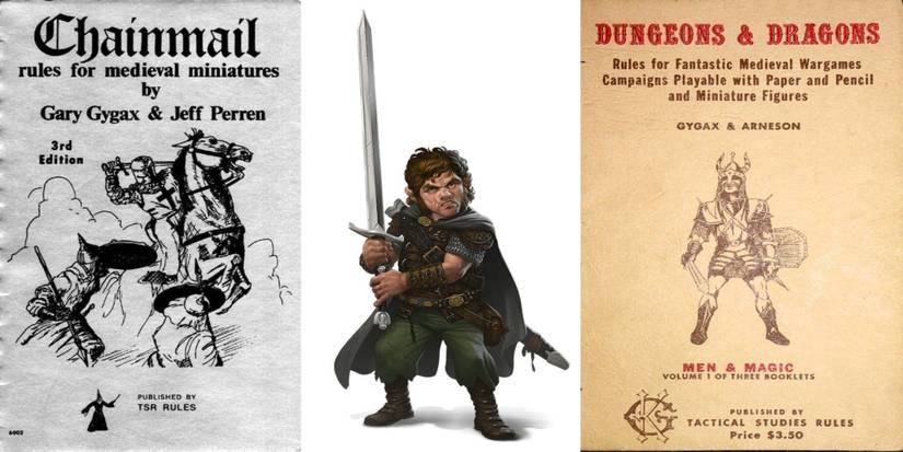 vintage dnd split image