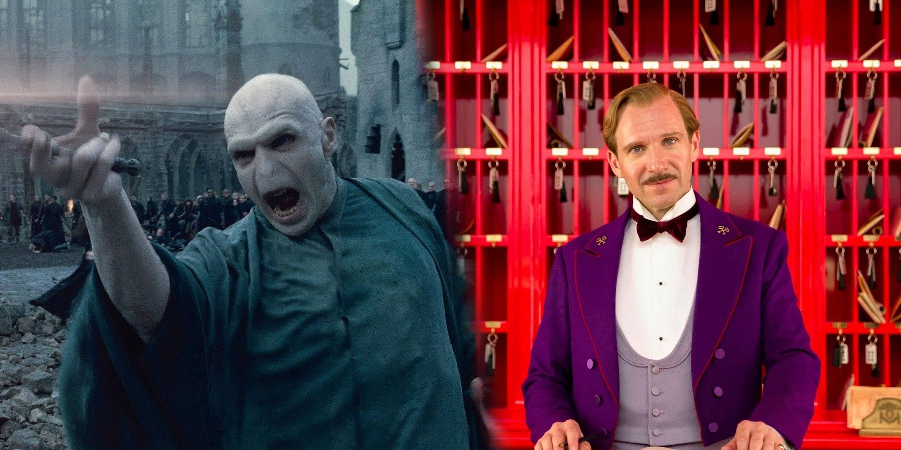 Harry Potter Voldemort Ralph Fiennes Grand Budapest Hotel