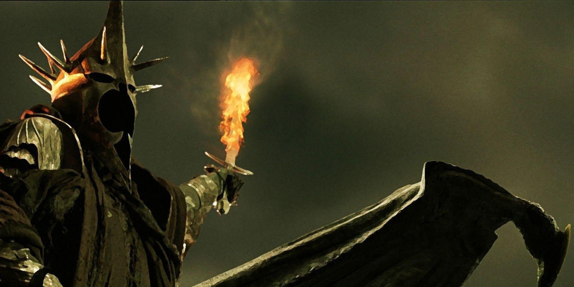 witch-king flaming sword in lotr