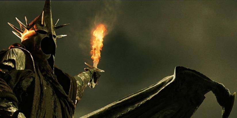 witch-king flaming sword in lotr