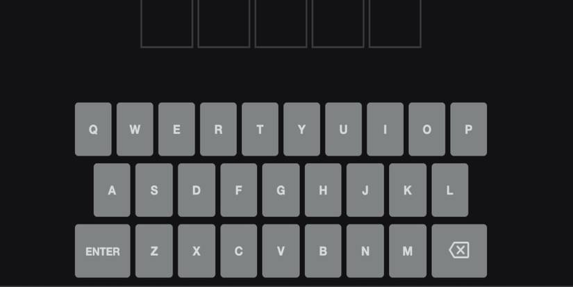 wordle keyboard picture