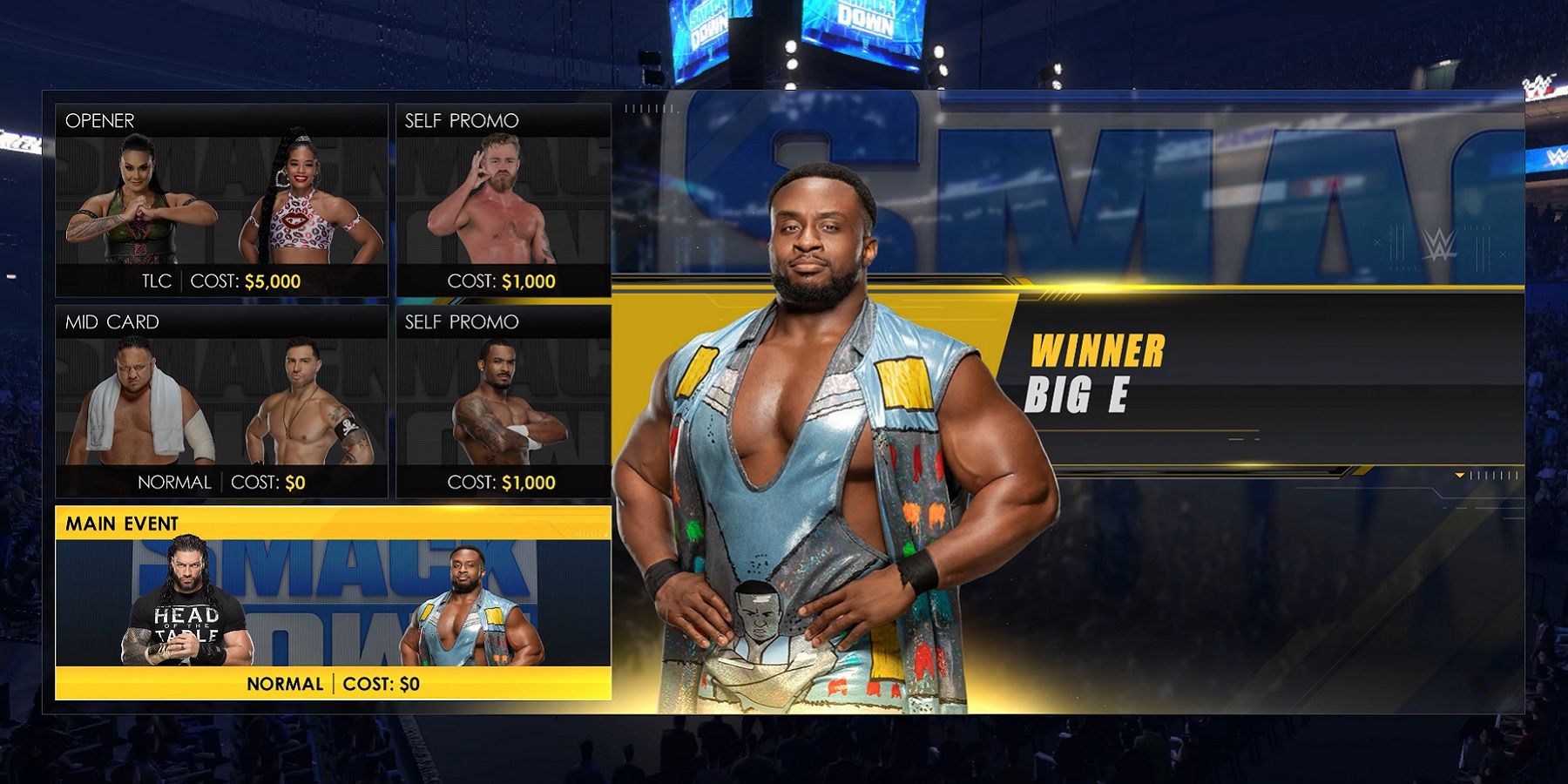 wwe 2k22 mygm mode screenshot