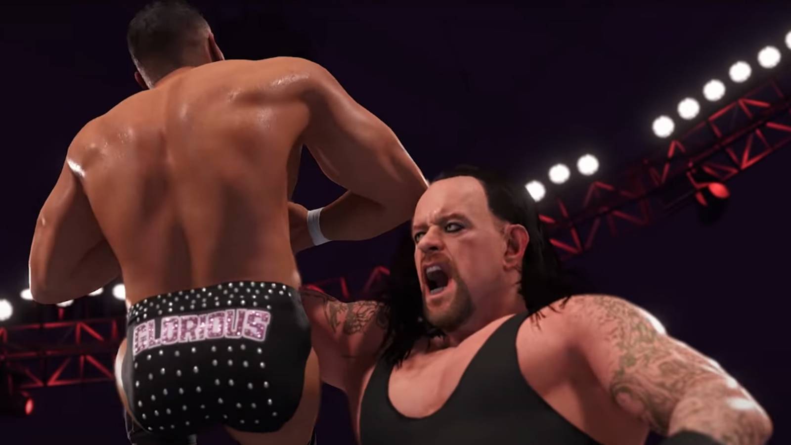 wwe 2k22 undertaker bobby roode chokeslam