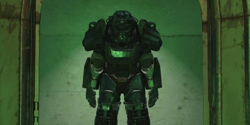 Power armor in room.