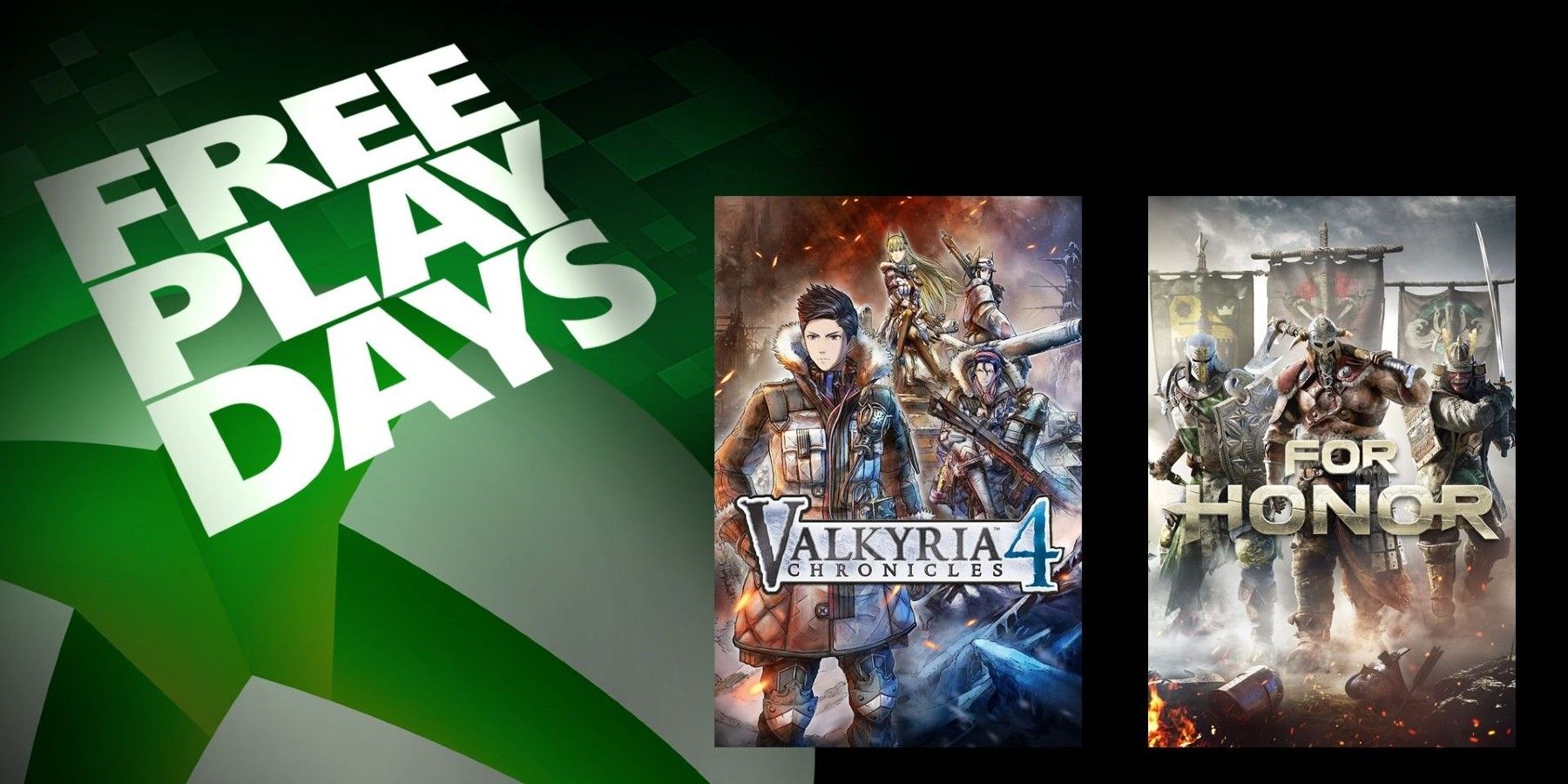 xbox free play days valkyria chronicles 4 for honor