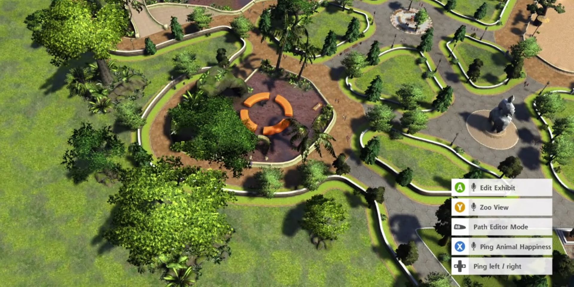 an area of the zoo in Zoo Tycoon