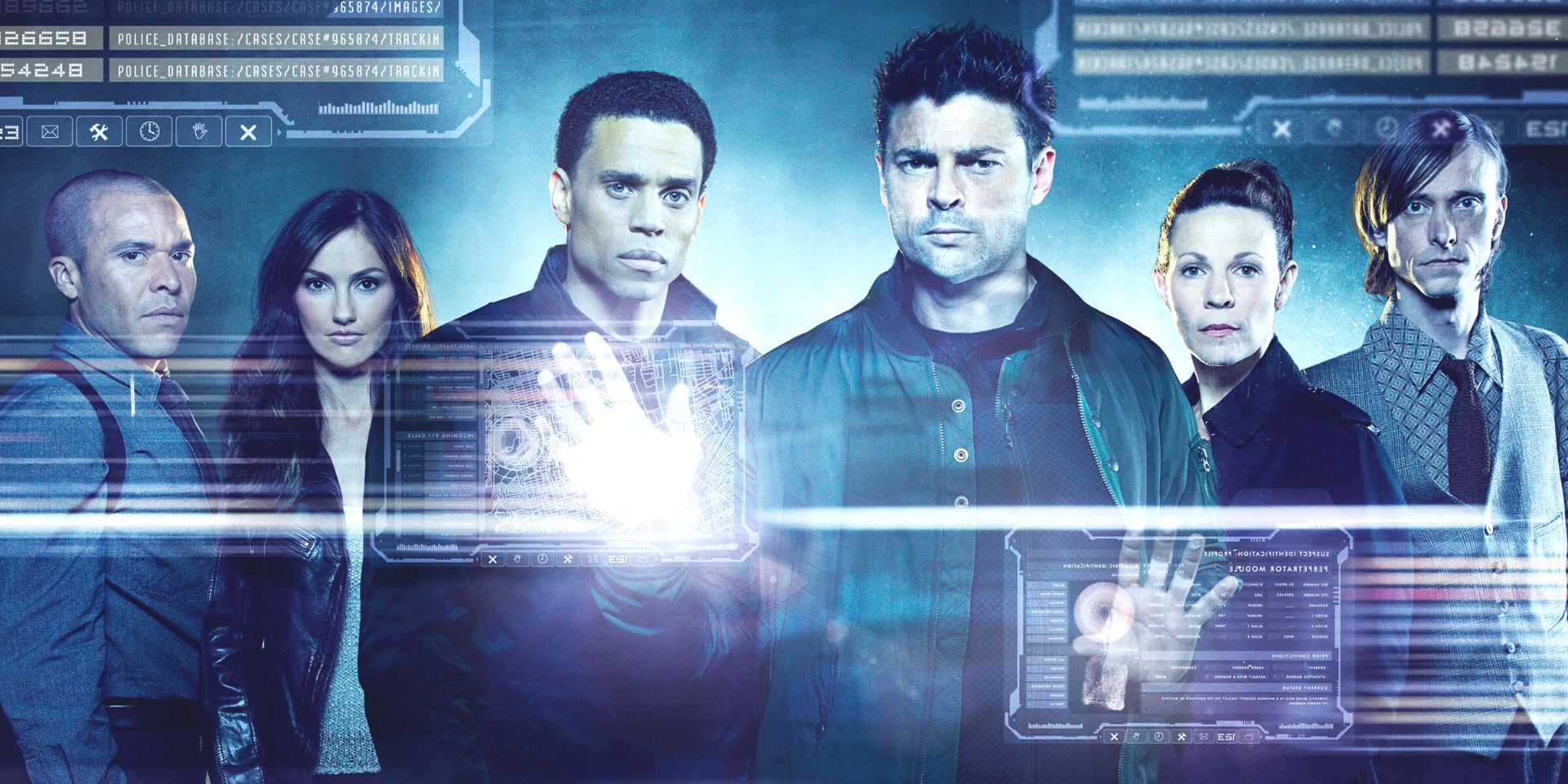 Karl Urban and the rest of the cast of Almost Human