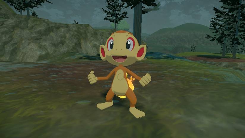 pokemon legends arceus how where to get an early chimchar monferno alpha pokemon deertrack heights obsidian fieldlands mysterious will-o-the-wisp