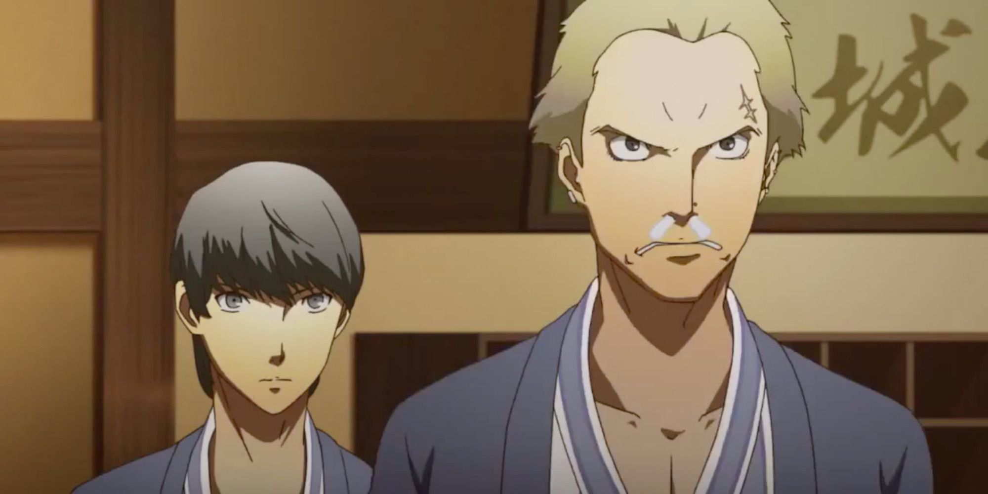 Yu and Kanji from Persona 4: The Animation 