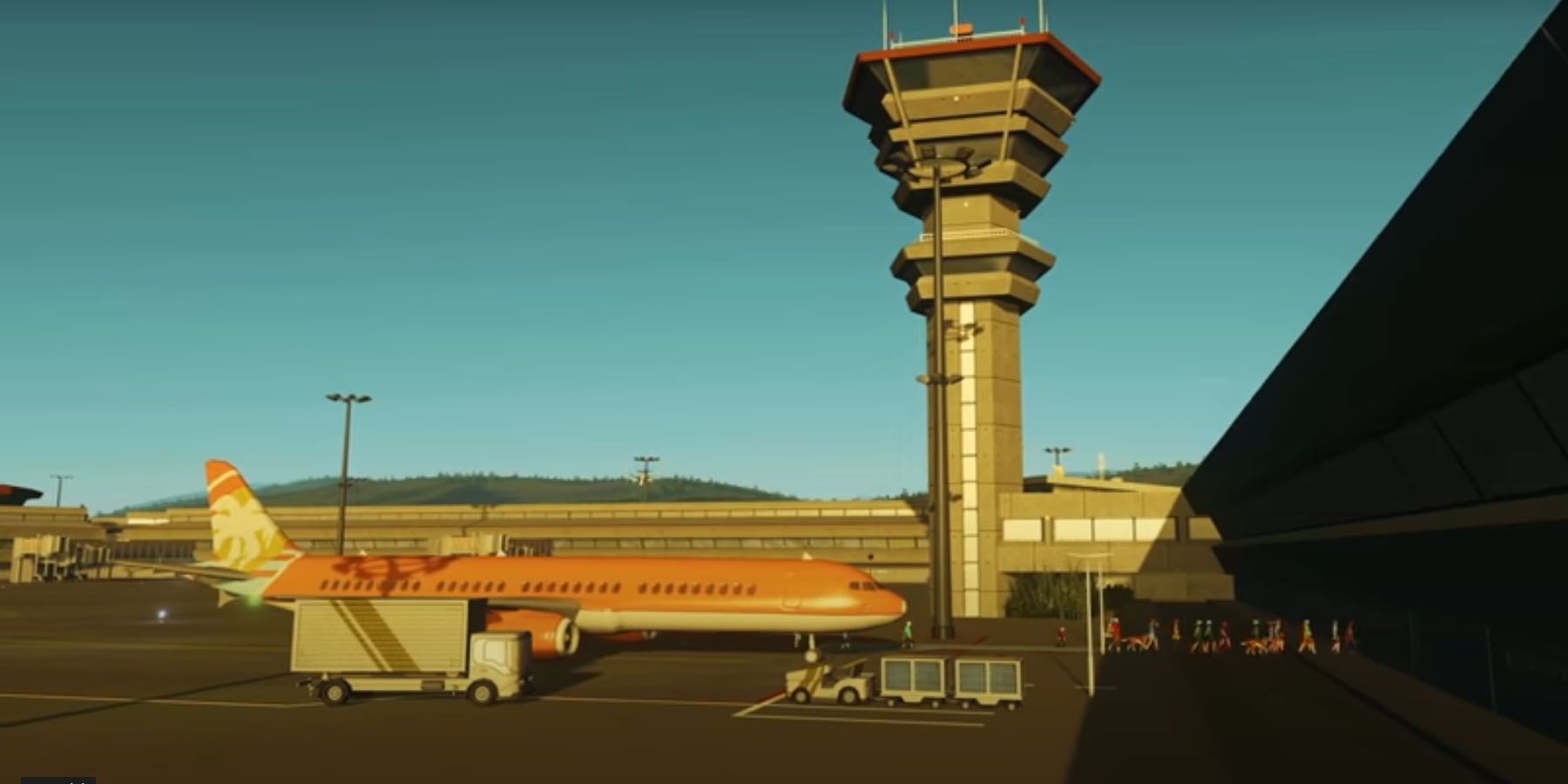 A tower in an airport in Airports DLC