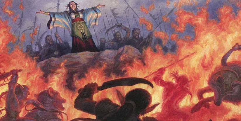 A villain burning their enemies