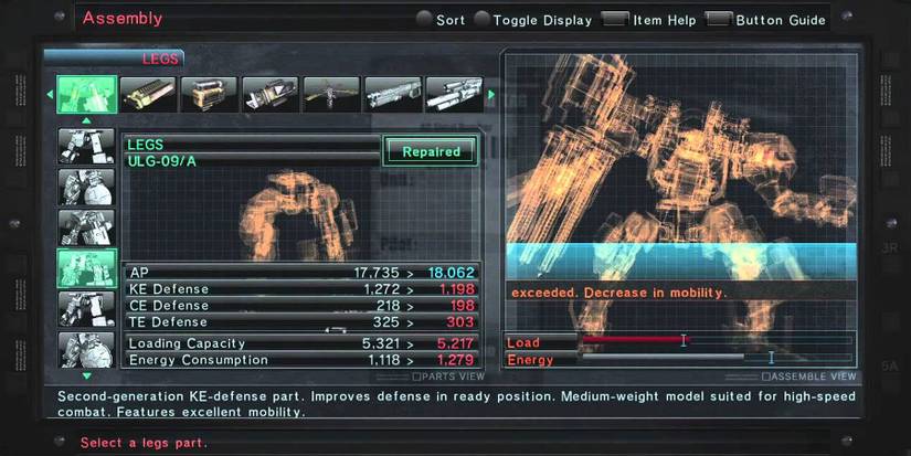 AC Customization in Armored Core