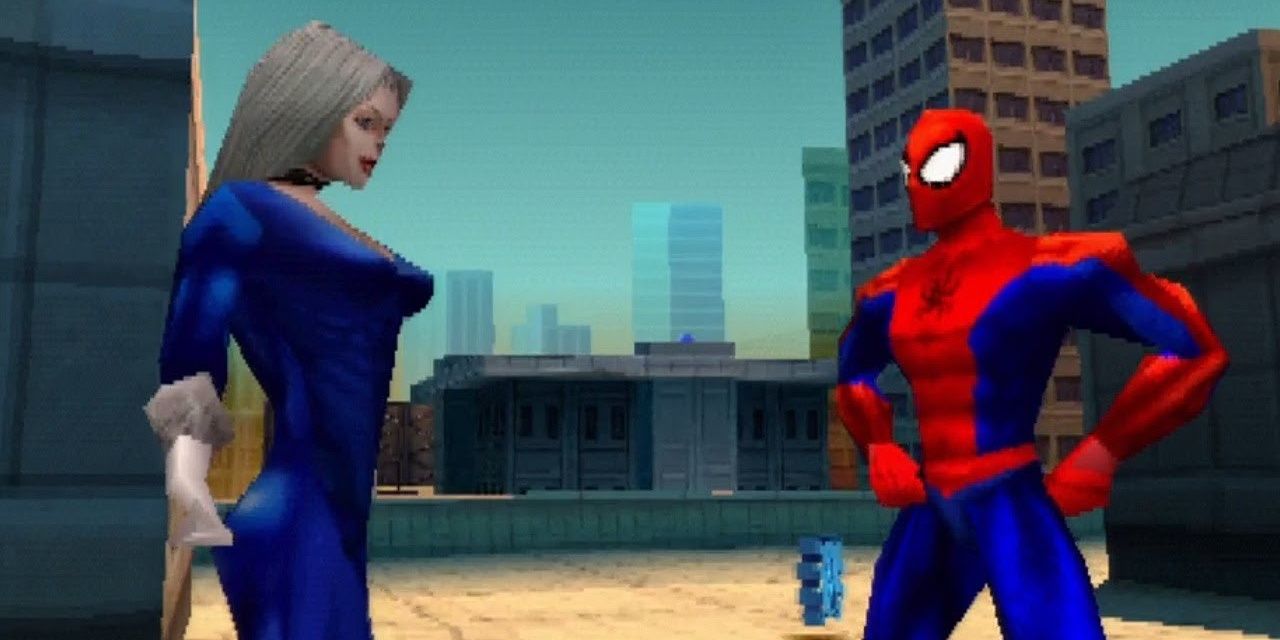 Black Cat and Spider-Man in Neversoft's Spider-Man