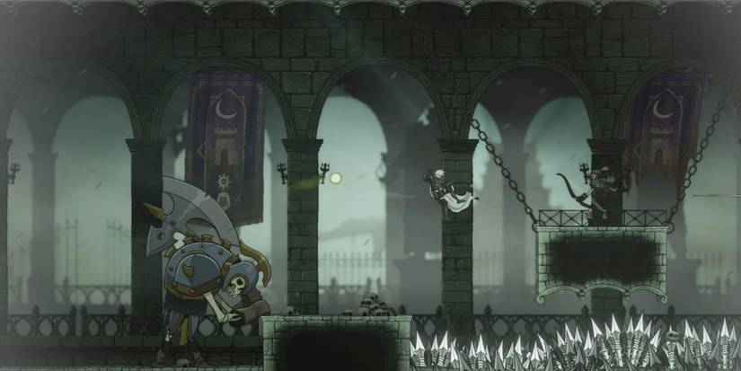 Aeterna Noctis - Getting surrounded by a few monsters.