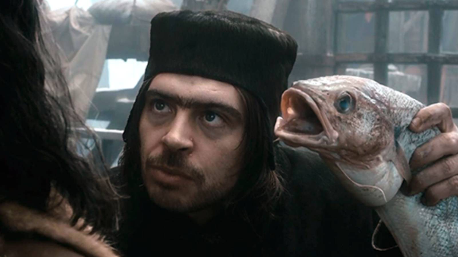 Alfrid with the fish