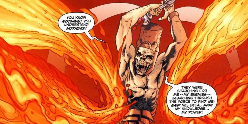 Andeddu comic book image with fire