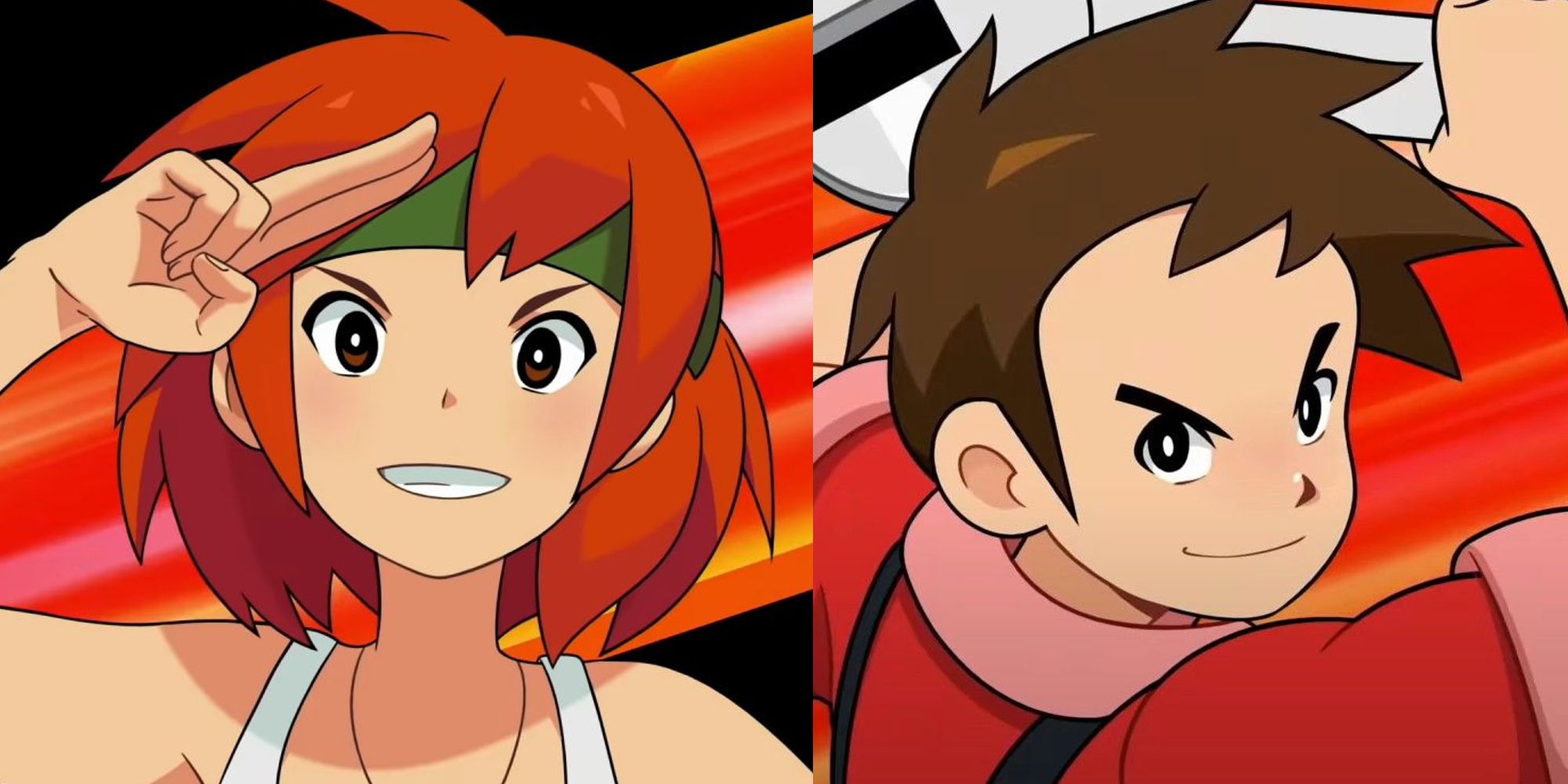 Sami and Andy in action poses from Advance Wars art
