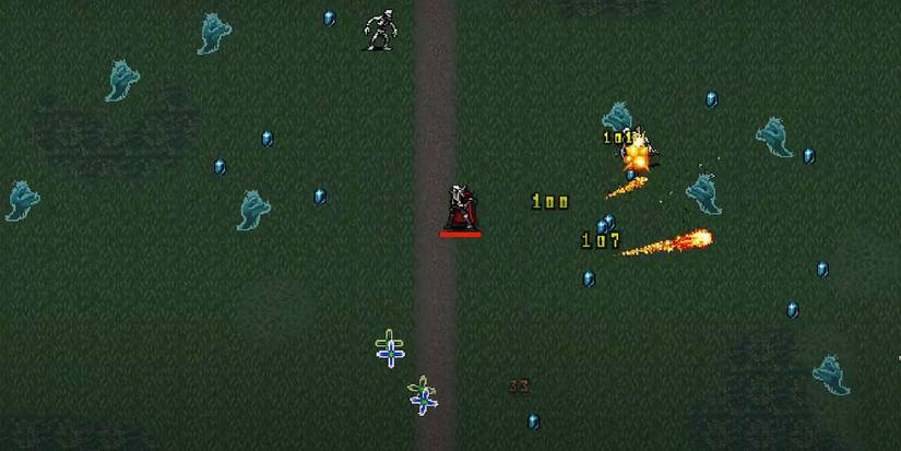 The character Arca in Vampire Survivors