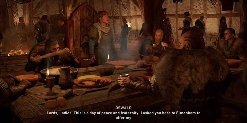 Assassin's Creed Valhalla hall feast