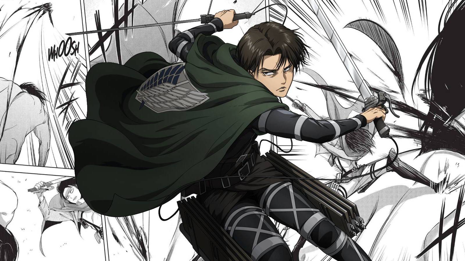 Attack on Titan Levi Ackerman Survey Corps
