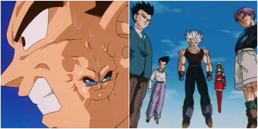 Baby, Vegeta, and the Z-Fighters in Dragon Ball GT
