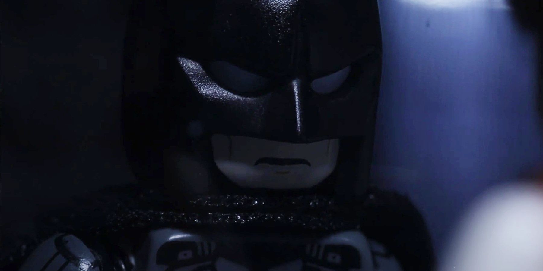 The Batman LEGO trailer close-up