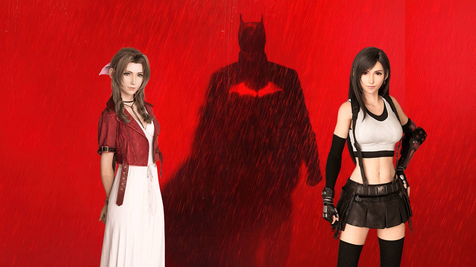 The Batman Robert Pattinson Final Fantasy 7 Tifa and Aerith