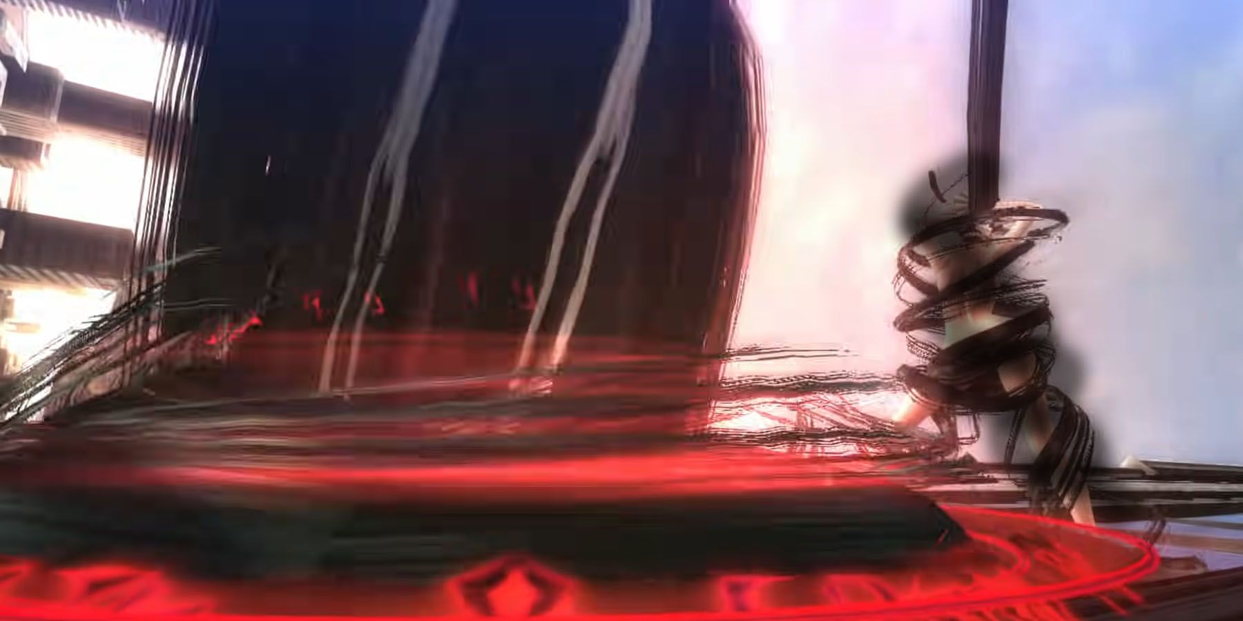 Bayonetta conjuring a summoning portal