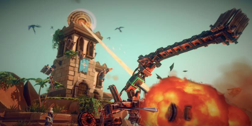 Besiege - A large explosion.