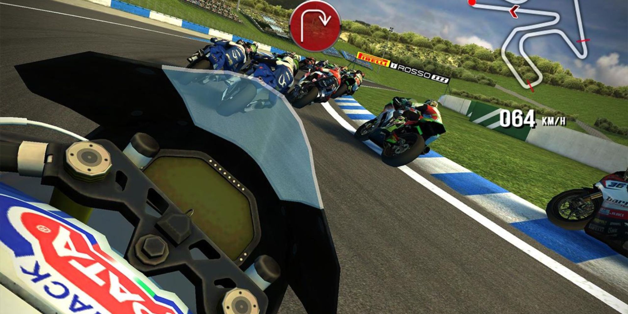 Best Racing Games on Mobile - SBK16 - Racer competes against tough opponents