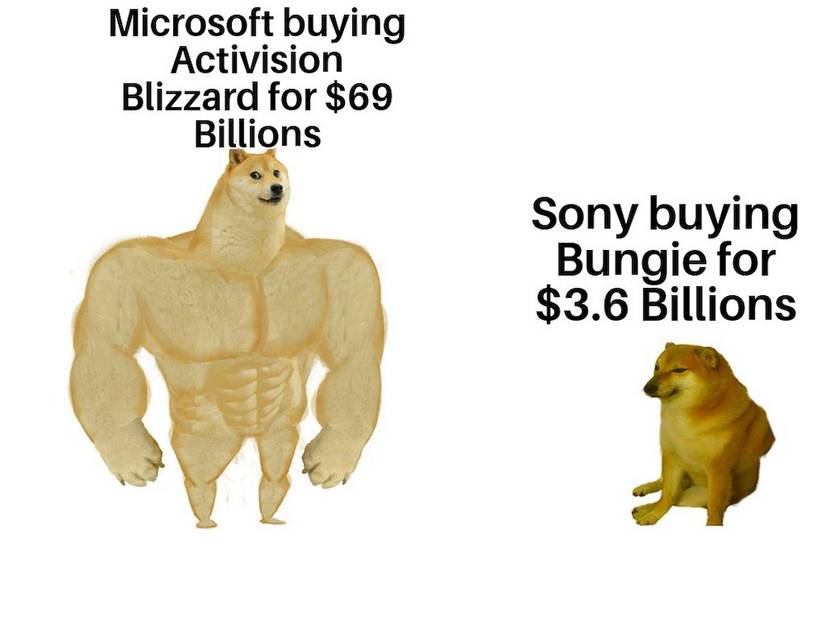 Big dog small dog sony and microsoft