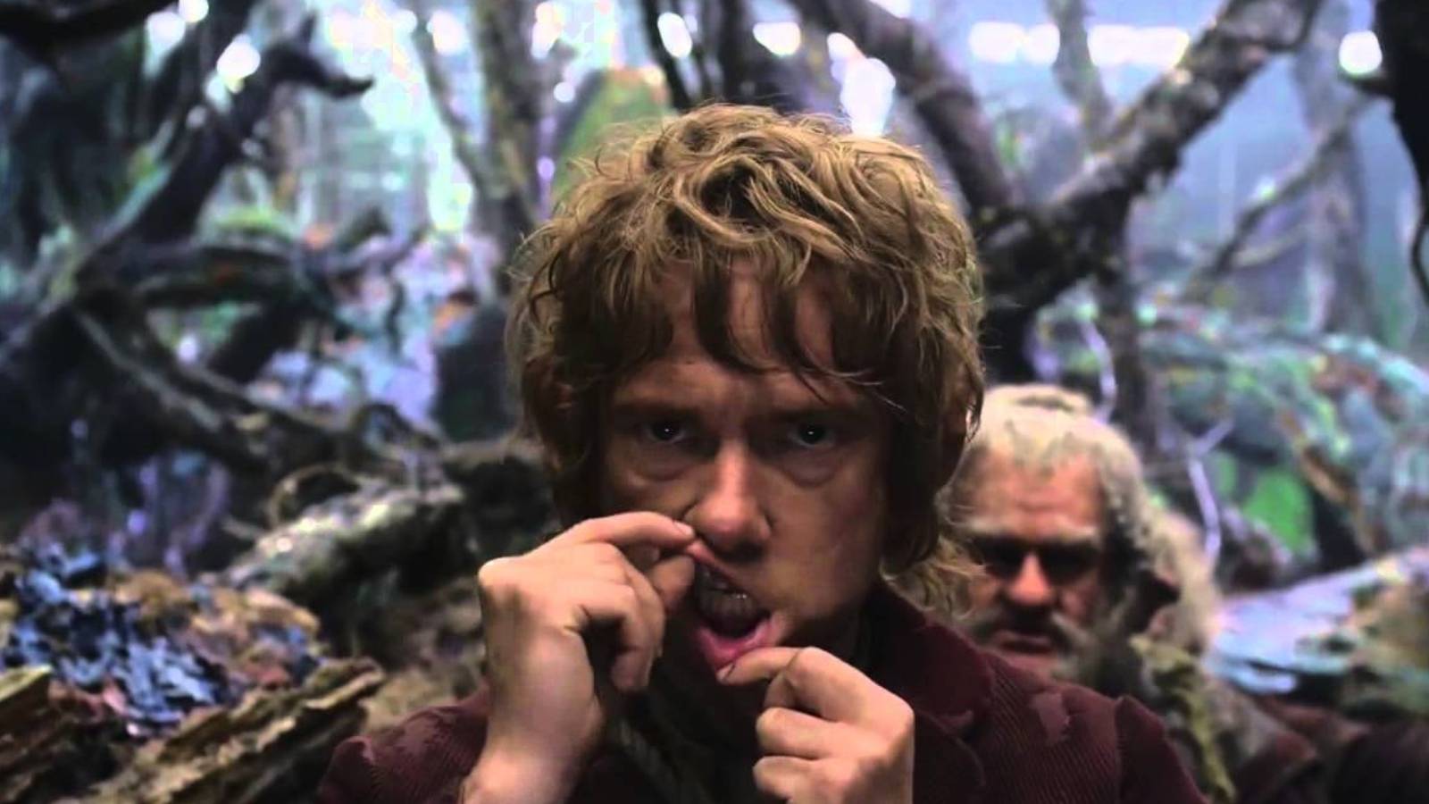 Bilbo crazy in Mirkwood