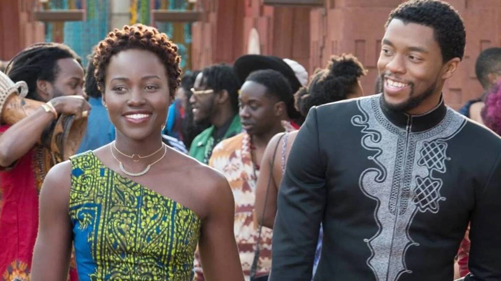 Black Panther Wakanda Forever Lupita Nyong'o Chadwick Boseman Honor
