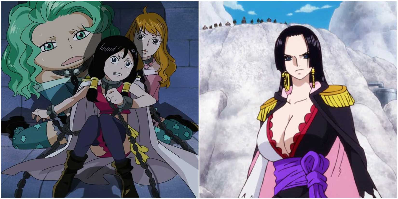 Boa Hancock & Her Sisters As Slaves And Boa Now