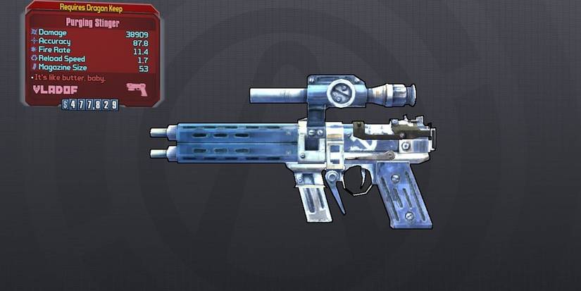 Borderlands 2 Stinger stat card