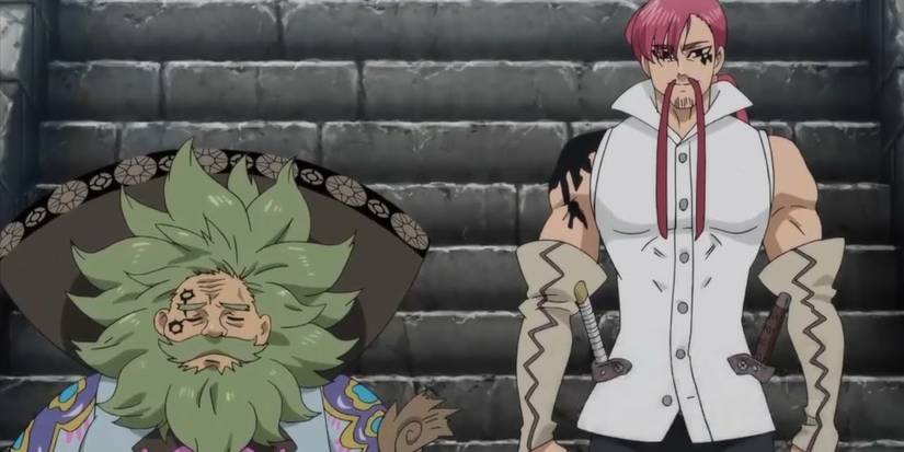 Chandler and Cusack from Seven Deadly Sins